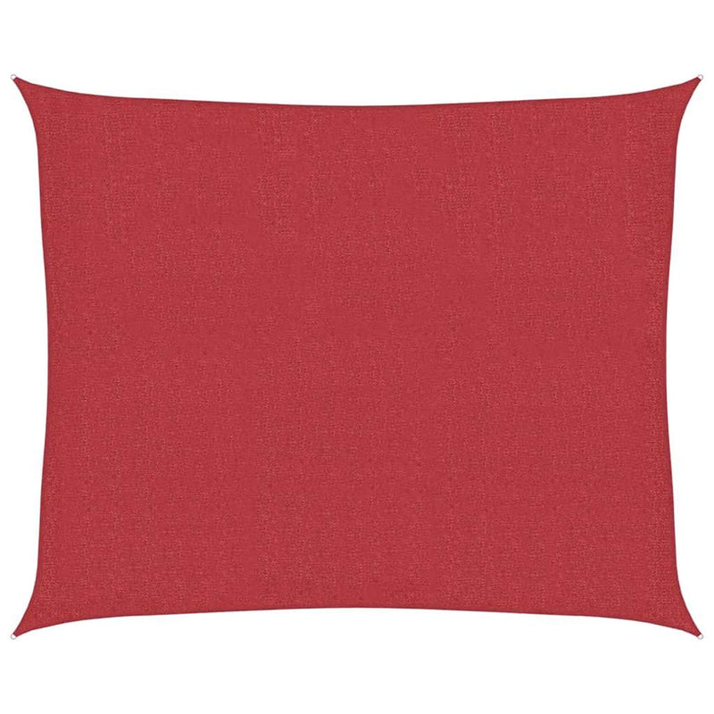 Afbeelding laden in galerijviewer, Vidaxl zonnezeil 160 g m² 2,5x3 m hdpe rood