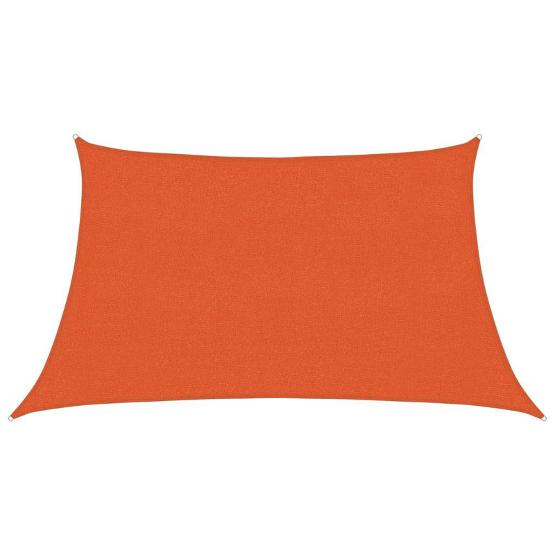 Cargue la imagen en el visor de la galería, Vidaxl zonnezeil 160 g m² trapezium 3 4x2 m hdpe oranje