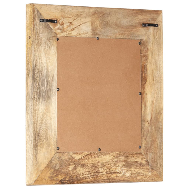 Chargez l'image dans la visionneuse de la galerie, Vidaxl spiegel handgesneden 50x50x2,5 cm massief mangohout