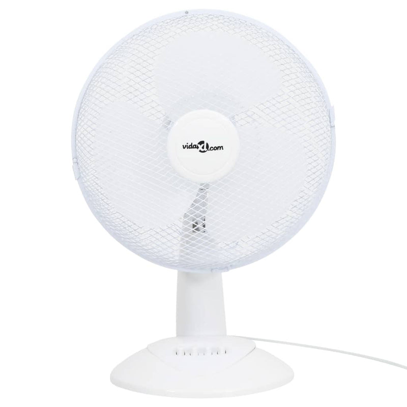 Load image into Gallery viewer, Vidaxl tafelventilator 3 snelheden 40 w 30 cm wit