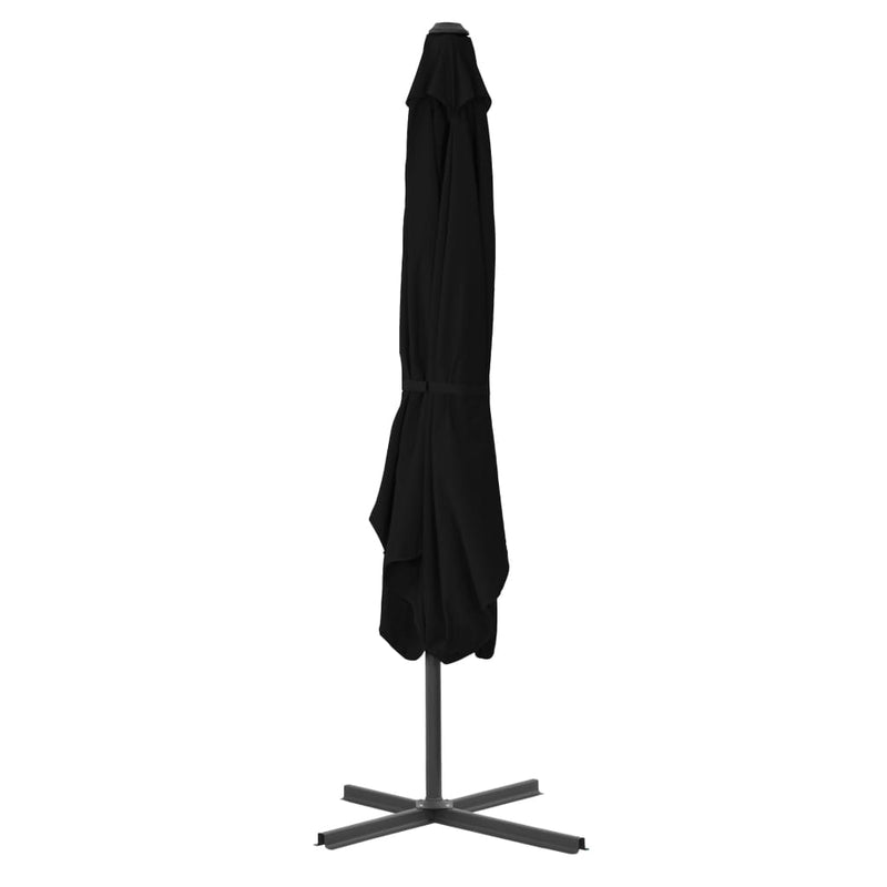 Load image into Gallery viewer, Vidaxl parasol met stalen paal 250x250x230 cm zwart