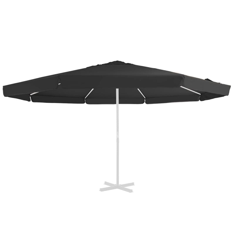 Load image into Gallery viewer, Vidaxl vervangingsdoek voor parasol 515 cm zwart