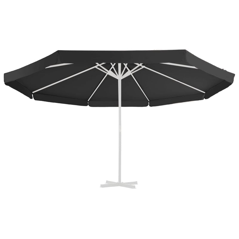 Load image into Gallery viewer, Vidaxl vervangingsdoek voor parasol 515 cm zwart