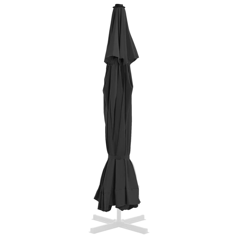 Load image into Gallery viewer, Vidaxl vervangingsdoek voor parasol 515 cm zwart