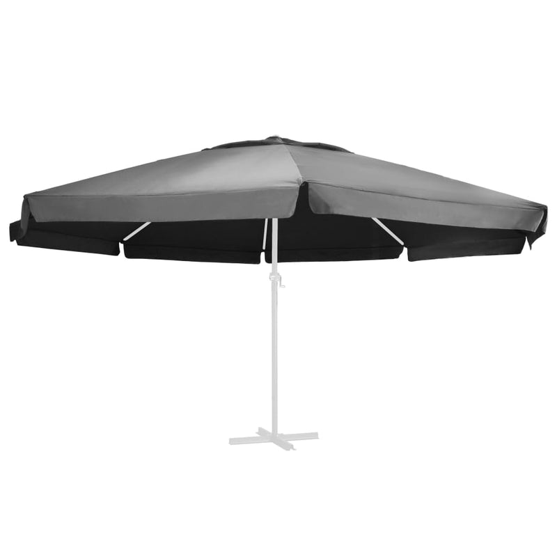Load image into Gallery viewer, Vidaxl vervangingsdoek voor parasol 600 cm antracietkleurig