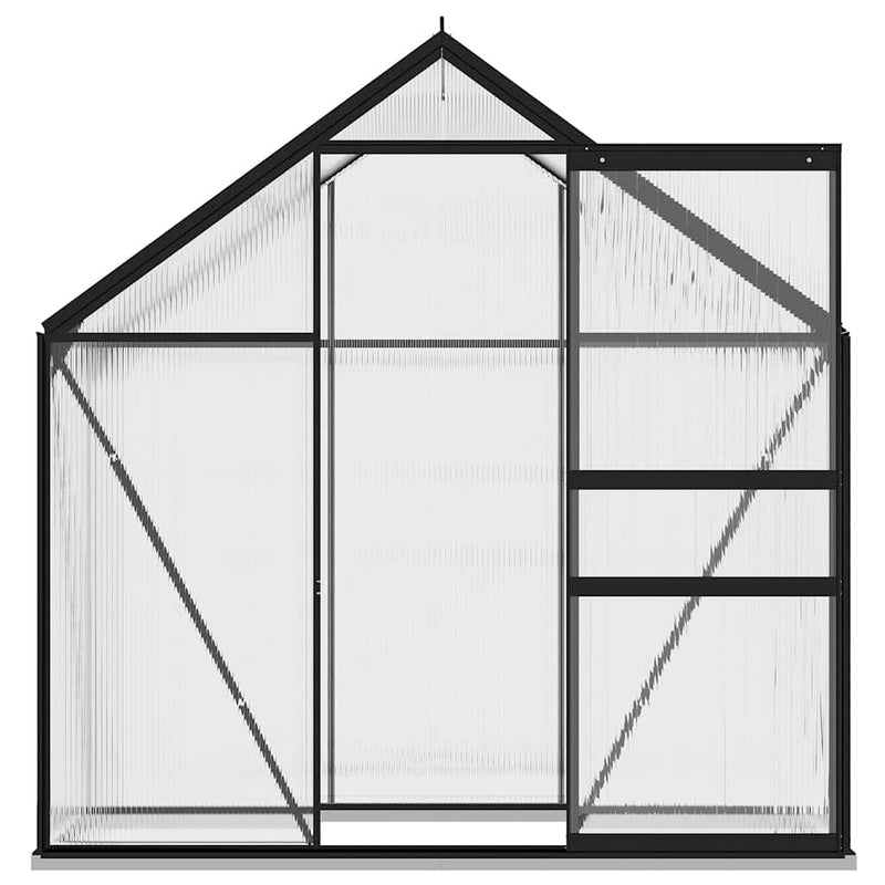Load image into Gallery viewer, Vidaxl tuinkas 2,47 m³ aluminium antracietkleurig