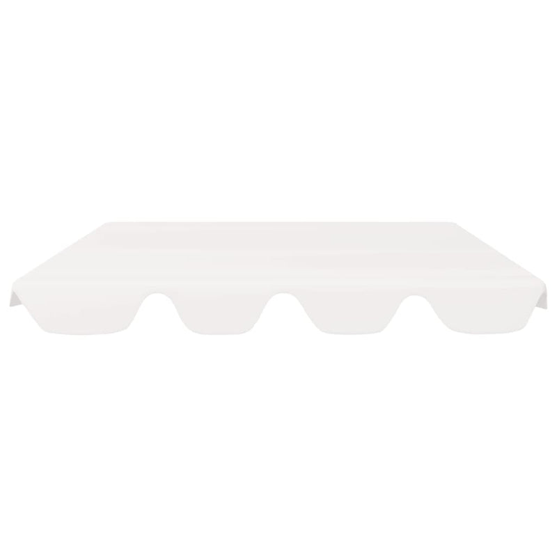 Load image into Gallery viewer, Vidaxl vervangingsluifel voor schommelbank 150 130x105 70 cm wit