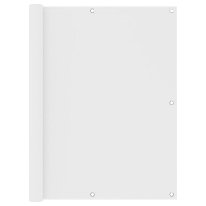 Load image into Gallery viewer, Vidaxl balkonscherm 120x500 cm oxford stof wit