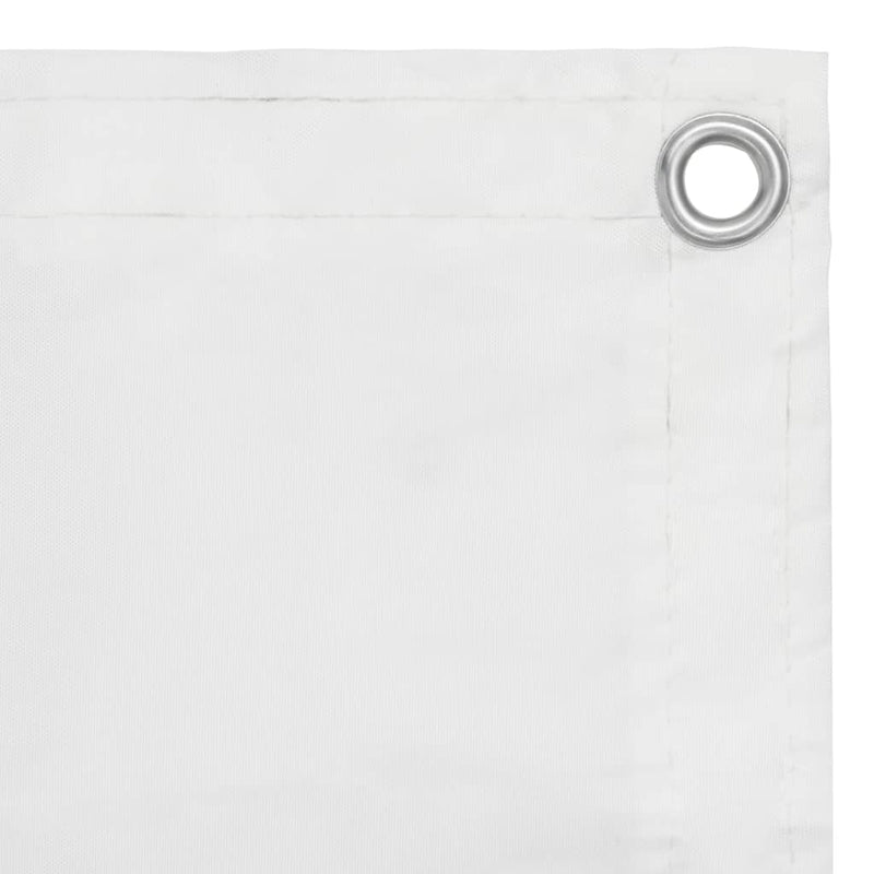 Load image into Gallery viewer, Vidaxl balkonscherm 120x600 cm oxford stof wit