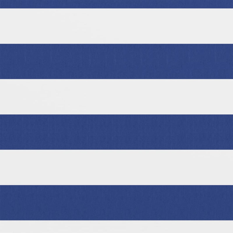 Load image into Gallery viewer, Vidaxl balkonscherm 75x500 cm oxford stof wit en blauw