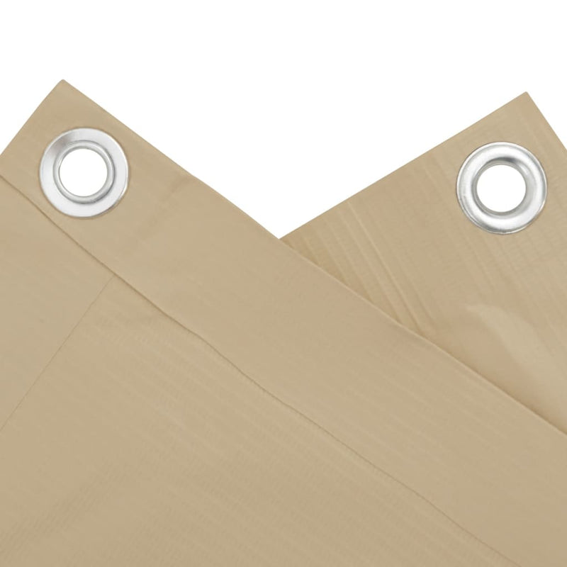 Load image into Gallery viewer, Vidaxl balkonscherm 120x500 cm oxford stof beige