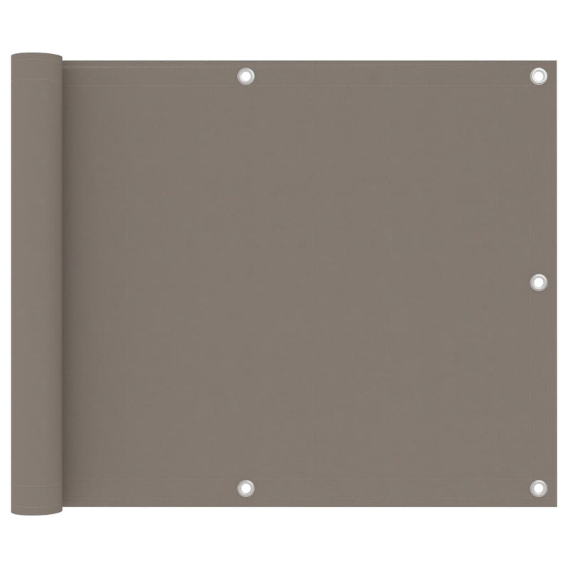 Load image into Gallery viewer, Vidaxl balkonscherm 75x400 cm oxford stof taupe
