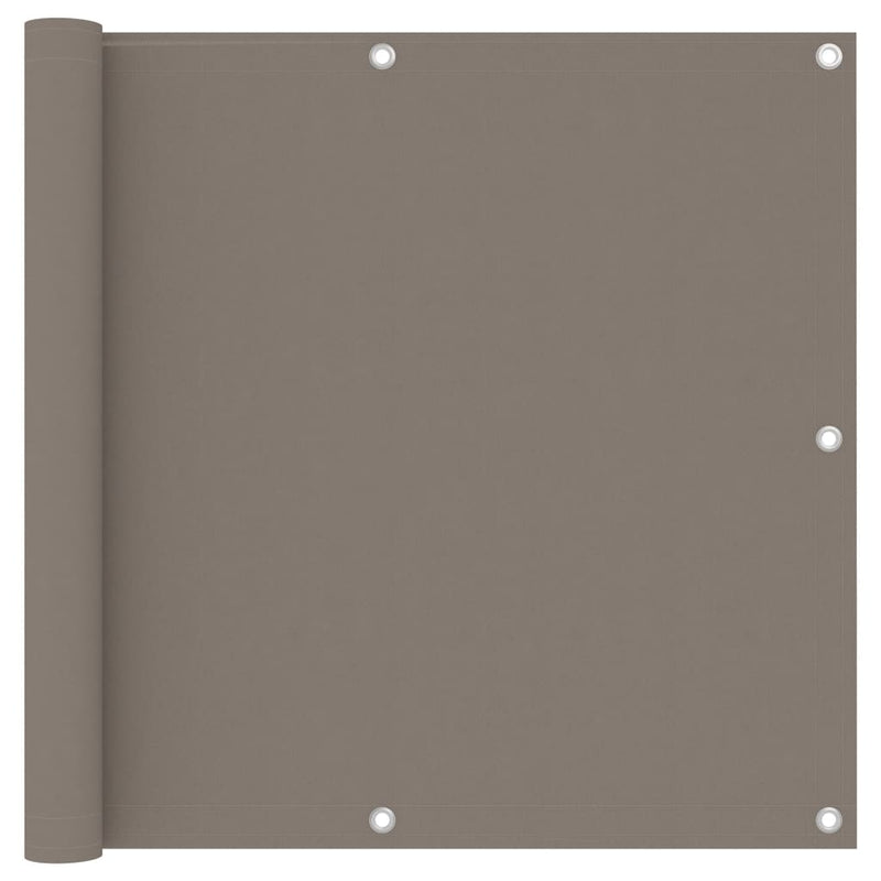 Load image into Gallery viewer, Vidaxl balkonscherm 90x400 cm oxford stof taupe