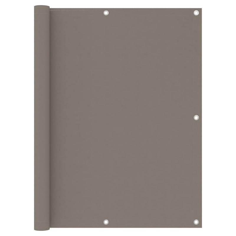Load image into Gallery viewer, Vidaxl balkonscherm 120x300 cm oxford stof taupe