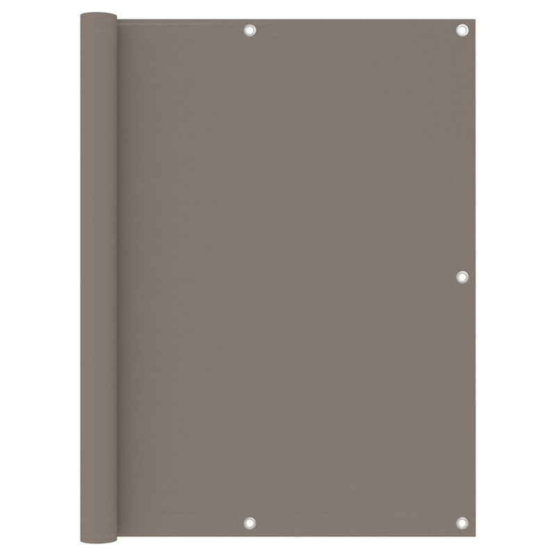 Load image into Gallery viewer, Vidaxl balkonscherm 120x500 cm oxford stof taupe