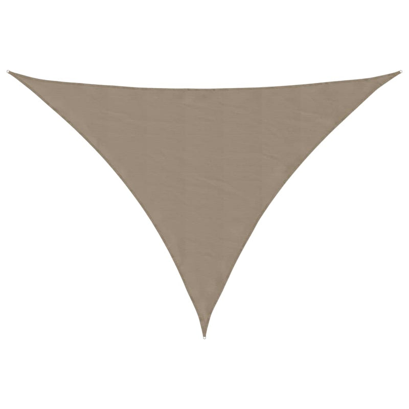 Cargue la imagen en el visor de la galería, Vidaxl zonnescherm driehoekig 3x4x5 m oxford stof taupe