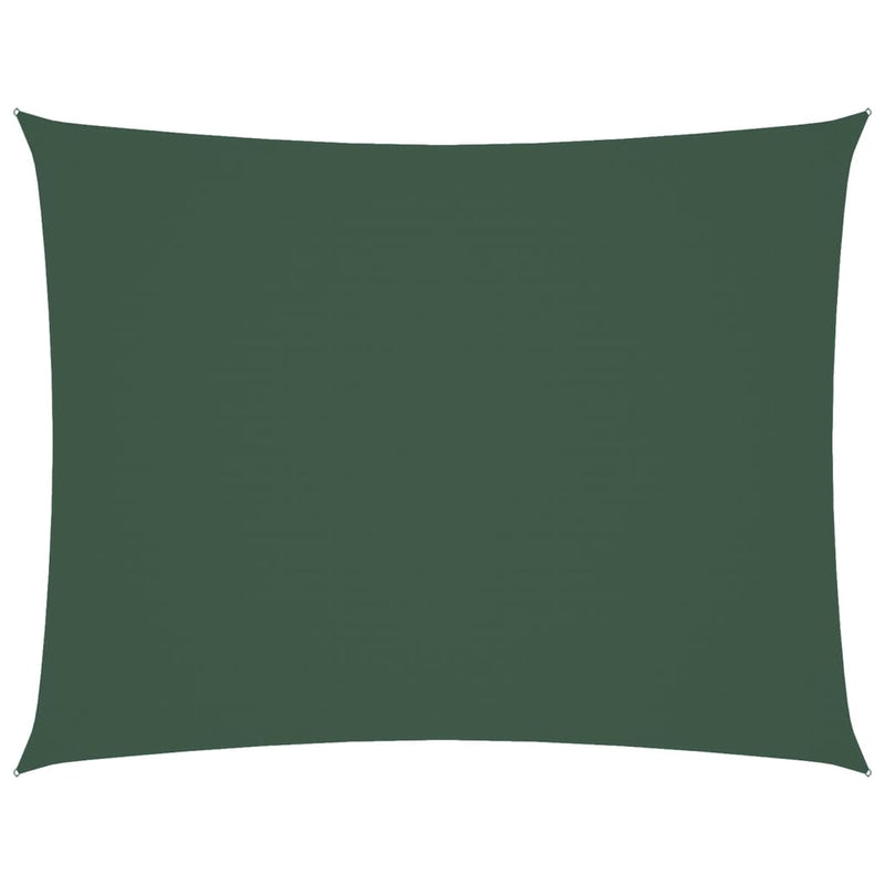 Cargue la imagen en el visor de la galería, Vidaxl schaduwdoek rechthoekig 6x8 m oxford stof donkergroen