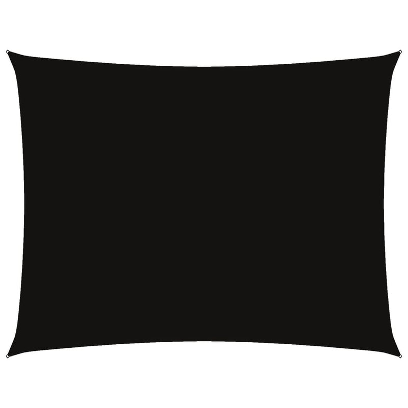 Cargue la imagen en el visor de la galería, Vidaxl schaduwdoek rechthoekig 6x8 m oxford stof zwart