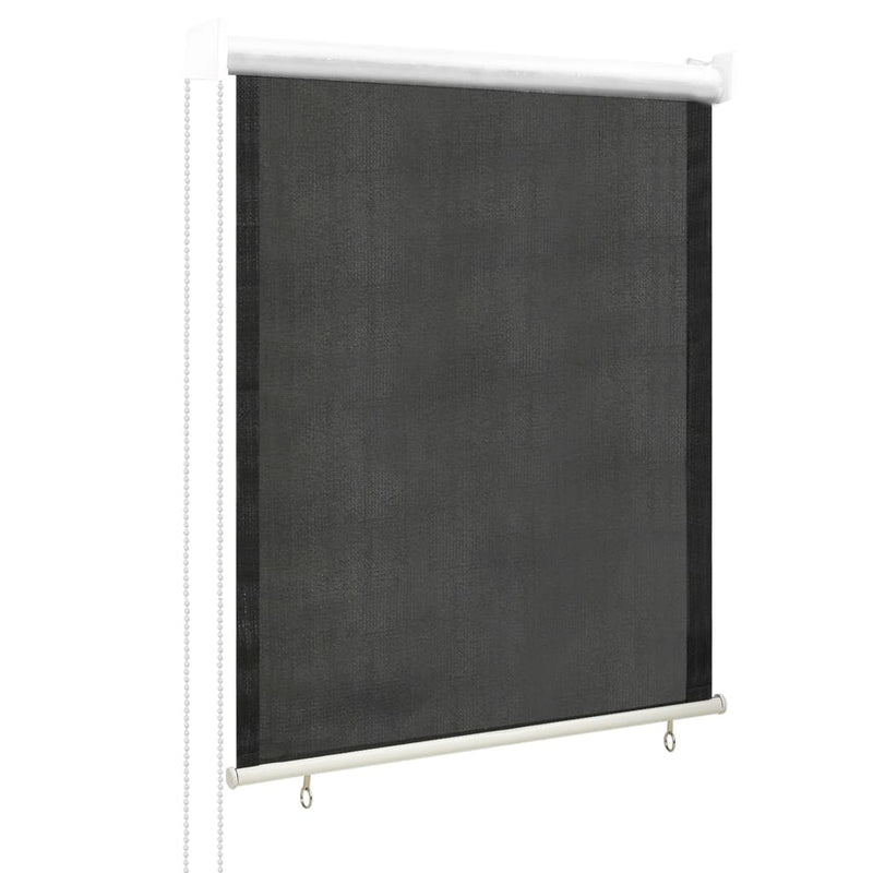 Load image into Gallery viewer, VidaXL Rolgordijn voor buiten 60x140 cm antracietkleurig