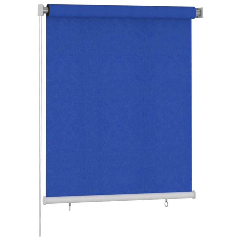 Load image into Gallery viewer, VidaXL Rolgordijn voor buiten 120x140 cm HDPE blauw