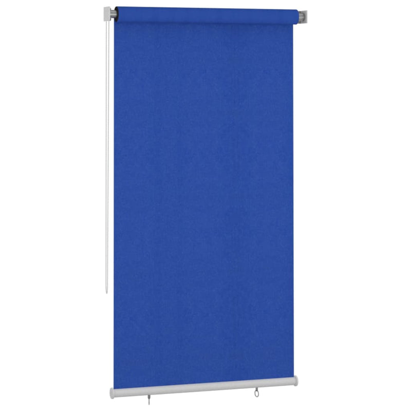 Load image into Gallery viewer, VidaXL Rolgordijn voor buiten 120x230 cm HDPE blauw