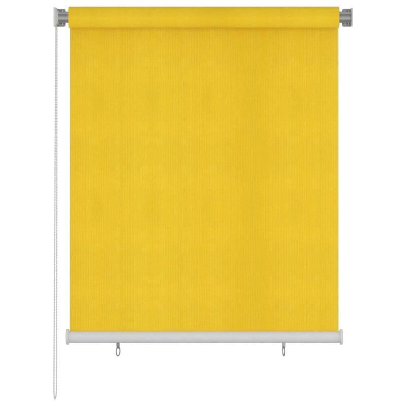 Load image into Gallery viewer, VidaXL Rolgordijn voor buiten 120x140 cm HDPE geel