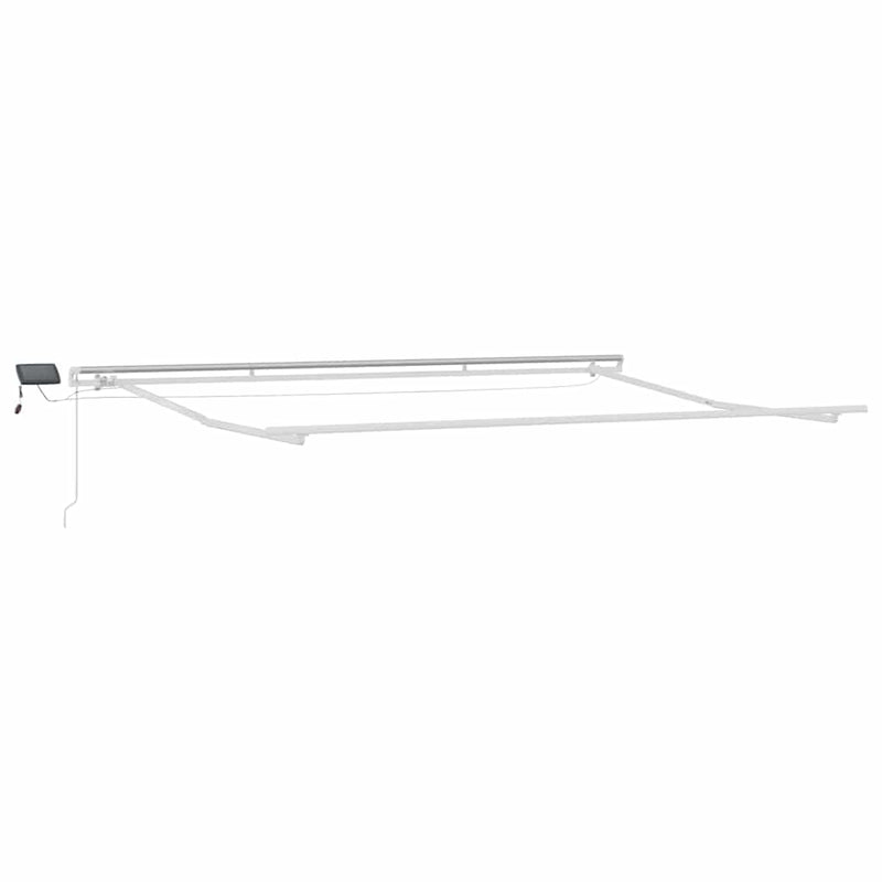 Cargue la imagen en el visor de la galería, Vidaxl zijde frame met led-striplichten wit 500 × 300 cm aluminium