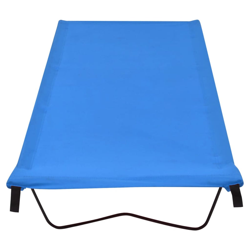 Load image into Gallery viewer, Vidaxl campingbedden 2 st 180x60x19 cm oxford stof en staal blauw