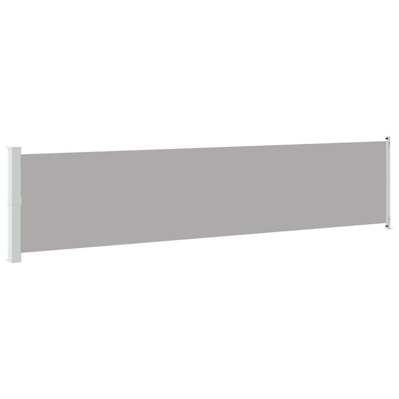 Load image into Gallery viewer, Vidaxl tuinscherm uittrekbaar 140x600 cm grijs
