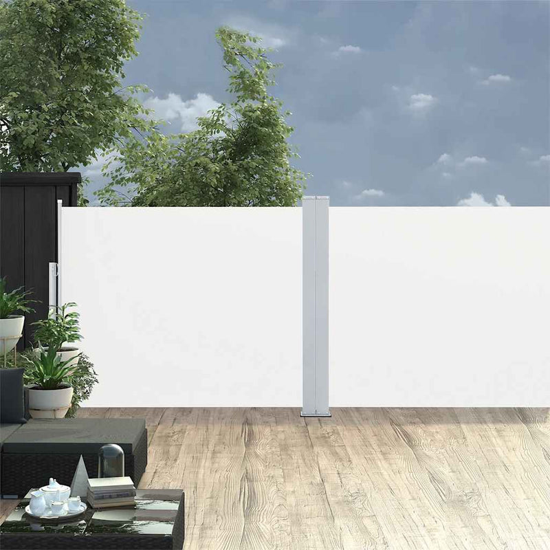 Load image into Gallery viewer, Vidaxl tuinscherm uittrekbaar 170x1200 cm crème
