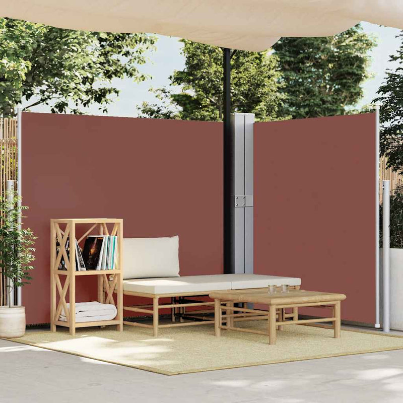 Load image into Gallery viewer, Vidaxl tuinscherm uittrekbaar 170x1200 cm bruin