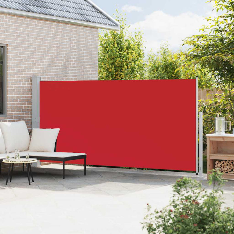 Load image into Gallery viewer, Vidaxl tuinscherm uittrekbaar 180x500 cm rood