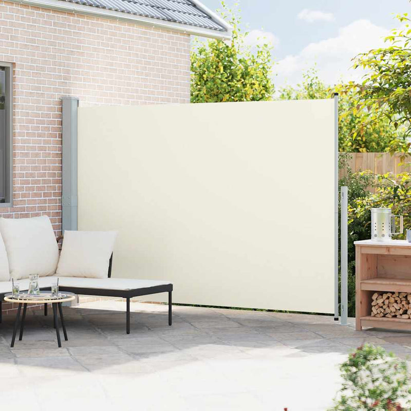 Load image into Gallery viewer, Vidaxl tuinscherm uittrekbaar 200x300 cm crème