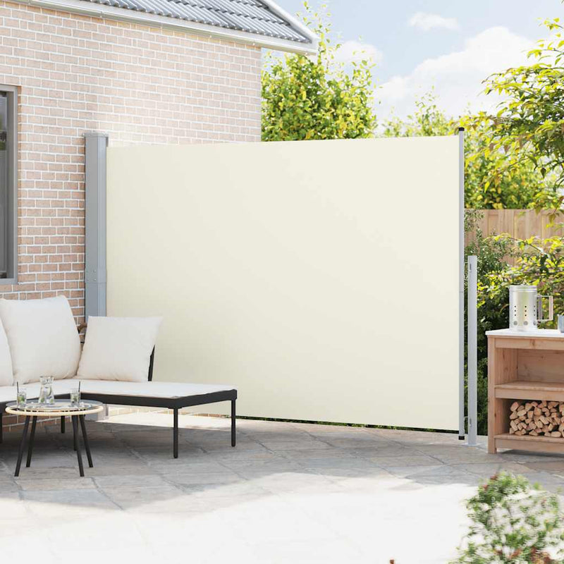 ギャラリービューアに画像をロードする, Vidaxl tuinscherm uittrekbaar 200x300 cm crème
