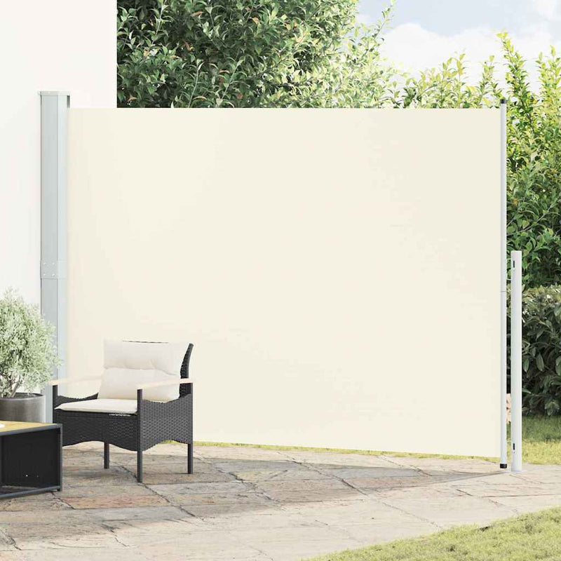 ギャラリービューアに画像をロードする, Vidaxl tuinscherm uittrekbaar 200x300 cm crème