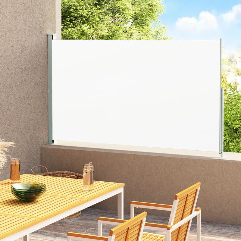 Load image into Gallery viewer, Vidaxl tuinscherm uittrekbaar 220x300 cm crème