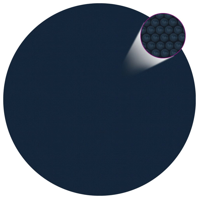 Load image into Gallery viewer, Vidaxl zwembadfolie solar drijvend 250 cm pe zwart en blauw