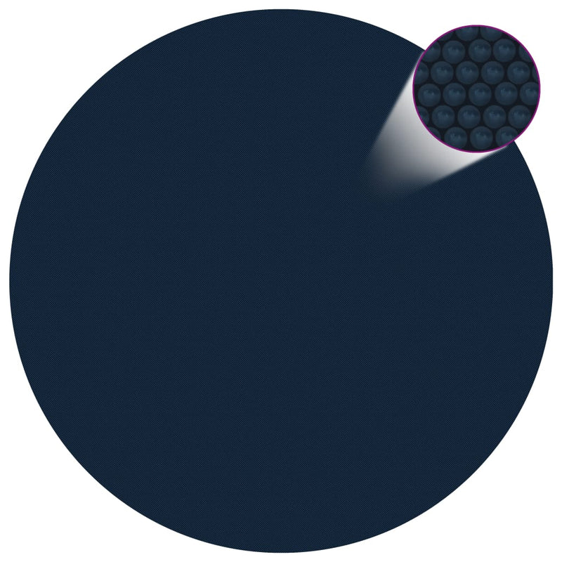 Load image into Gallery viewer, VidaXL Zwembadfolie solar drijvend 356 cm PE zwart en blauw