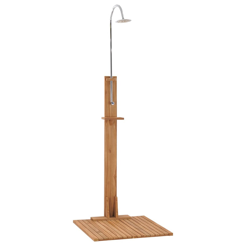 Load image into Gallery viewer, Vidaxl buitendouche 75x75x210 cm massief teakhout