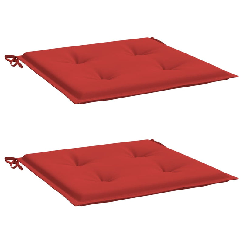 Load image into Gallery viewer, Vidaxl tuinstoelkussens 2 st 40x40x3 cm oxford stof rood