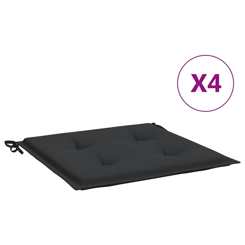 Load image into Gallery viewer, Vidaxl tuinstoelkussens 4 st 50x50x4 cm oxford stof zwart