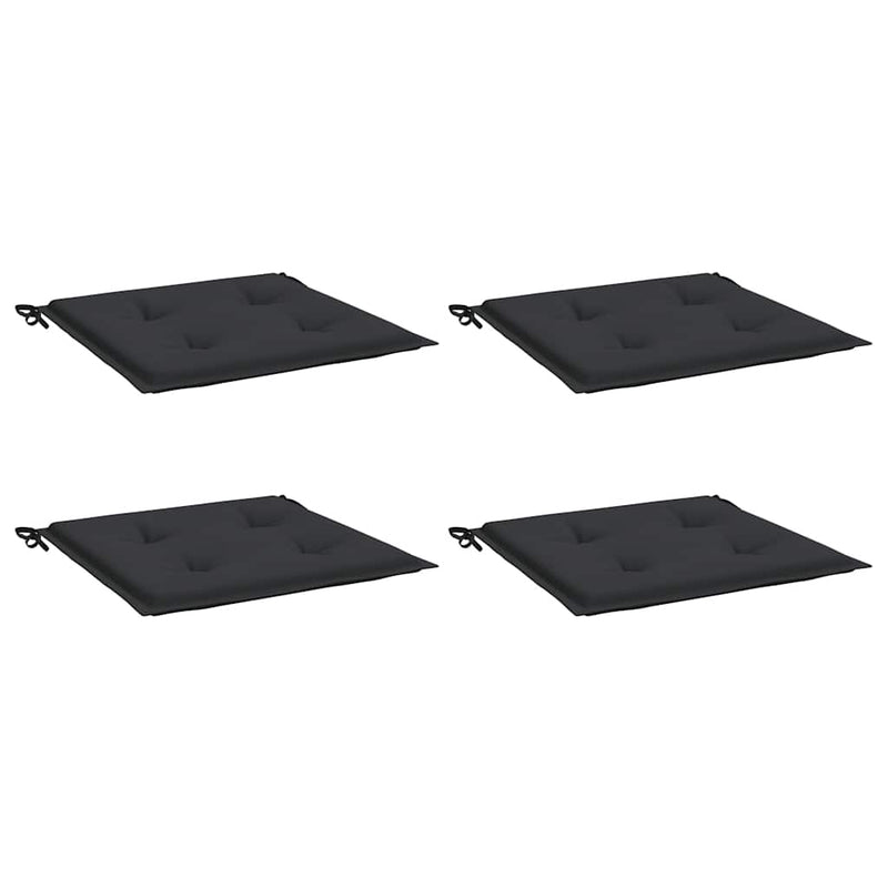 Load image into Gallery viewer, Vidaxl tuinstoelkussens 4 st 50x50x4 cm oxford stof zwart