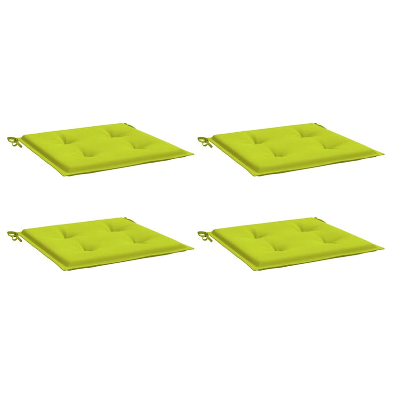 Load image into Gallery viewer, Vidaxl tuinstoelkussens 4 st 50x50x3 cm oxford stof felgroen
