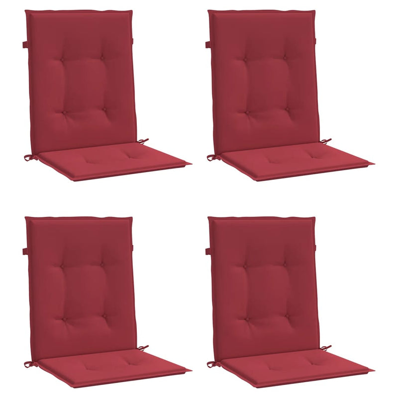 Load image into Gallery viewer, Vidaxl tuinstoelkussens 4 st 100x50x3 cm oxford stof wijnrood