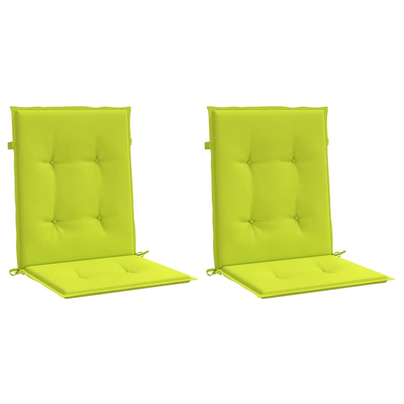 Load image into Gallery viewer, Vidaxl tuinstoelkussens 2 st 100x50x3 cm oxford stof heldergroen