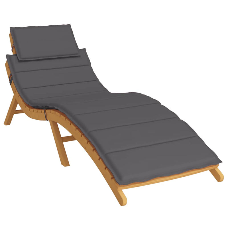 Load image into Gallery viewer, Vidaxl ligbedkussen 186x58x4 cm oxford stof antracietkleurig