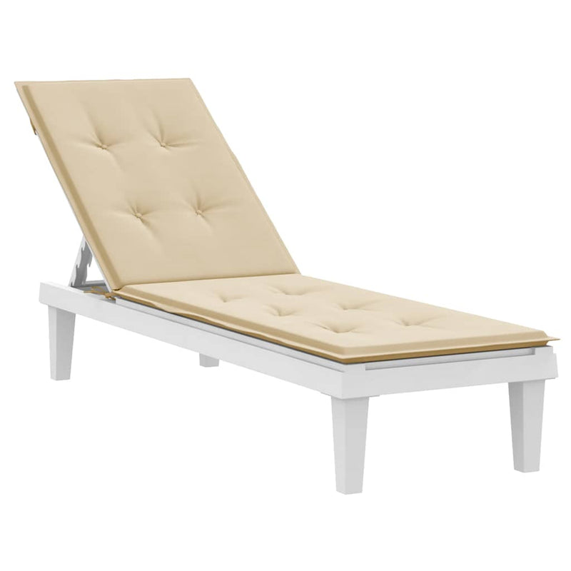 Load image into Gallery viewer, Vidaxl terrasstoelkussen (75+105)x50x4 cm beige