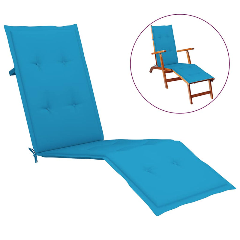 Load image into Gallery viewer, Vidaxl terrasstoelkussen (75+105)x50x4 cm blauw