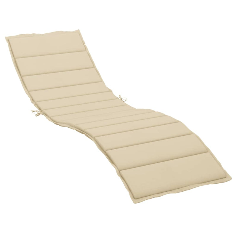 Load image into Gallery viewer, Vidaxl ligbedkussen 200x50x3 cm oxford stof beige