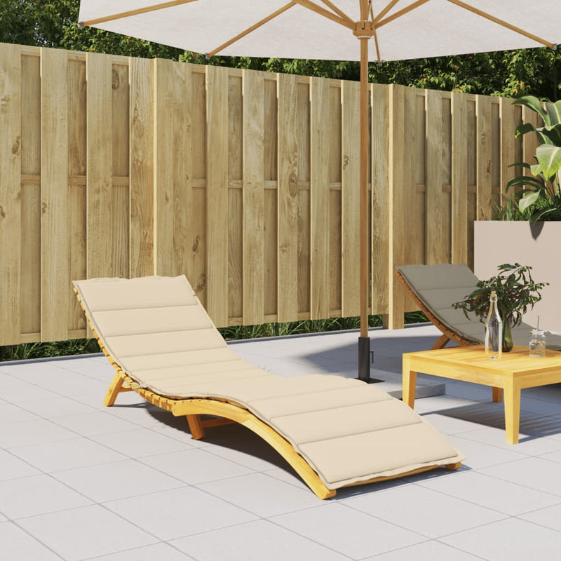Load image into Gallery viewer, Vidaxl ligbedkussen 200x60x3 cm oxford stof beige